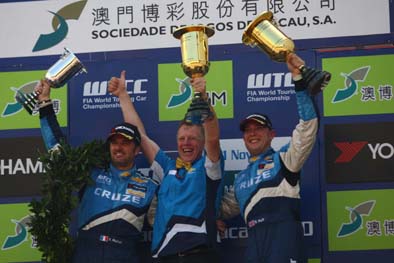 Chevrolet Macau podium